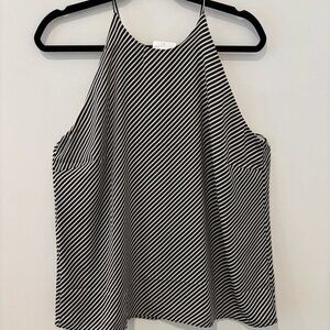 NWT H&M Navy Striped Tank Top - Size M